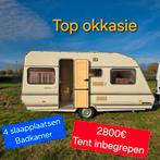 Caravan Home car 4 slaapplaatsen Badkamer camping stacaravan, Caravans en Kamperen, Caravans, Home-car, 75 kg, Bedrijf, Treinzit