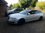 Audi A6 avant 2.7 tdi 2006, Auto's, Audi, Zwart, Zwart, Leder, Onderhoudsboekje
