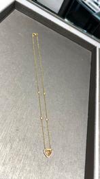 18 karaat geel goud vvs1 diamanten f kleur 0.15 ct totaal, Handtassen en Accessoires, Kettingen, Ophalen of Verzenden, Nieuw, Geel