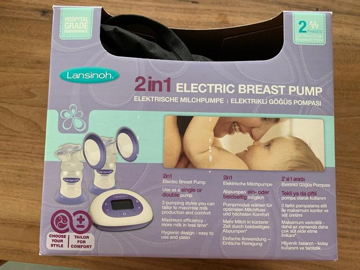 2in1 borstkolf Lansinoh, Kinderen en Baby's, Babyvoeding en Toebehoren, Zo goed als nieuw, Borstkolf, Ophalen of Verzenden