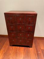 Red Lacquered Medicine Cabinet, Ophalen