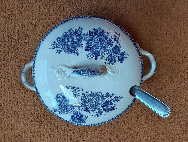 Soepterrinne blauw-wit, Antiek en Kunst, Antiek | Keramiek en Aardewerk, Ophalen