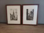 Set Brugge, Antiek en Kunst, Kunst | Etsen en Gravures, Ophalen