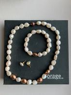 Juwelenset Orage. Halsketting, armband,oorbellen, Bijoux, Sacs & Beauté, Colliers, Neuf, Pierre ou Minéral, Enlèvement ou Envoi