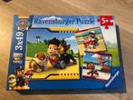 Paw Patrol puzzel 3x49 stukjes COMPLEET, Kinderen en Baby's, Speelgoed | Kinderpuzzels, 10 tot 50 stukjes, Zo goed als nieuw, 2 tot 4 jaar