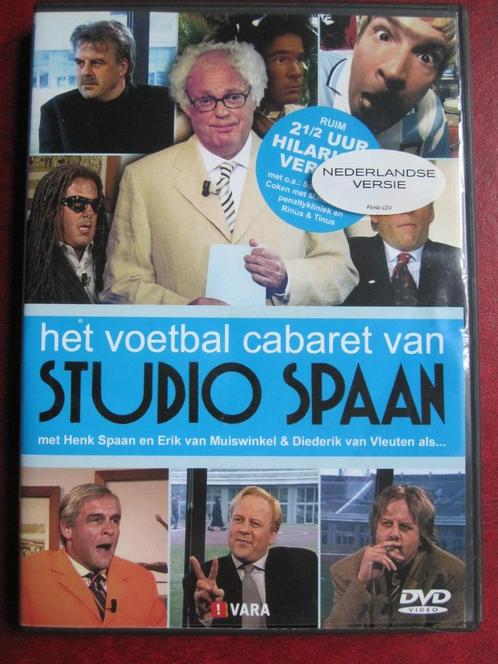 Het voetbal cabaret van Studio Spaan (2002), Cd's en Dvd's, Dvd's | Cabaret en Sketches, Zo goed als nieuw, Stand-up of Theatershow