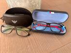2 paires de lunettes de marque Armani et Hugo Boss, Ophalen of Verzenden, Zo goed als nieuw, Bril