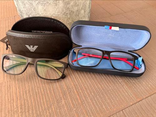 2 paires de lunettes de marque Armani et Hugo Boss, Handtassen en Accessoires, Zonnebrillen en Brillen | Dames, Zo goed als nieuw