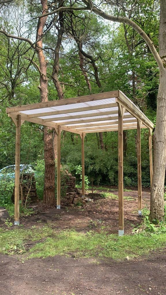 Overkapping/carport, Tuin en Terras, Overkappingen, Nieuw, Carport, Ophalen of Verzenden