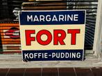 FORT margarine emaille reclamebord, Ophalen of Verzenden