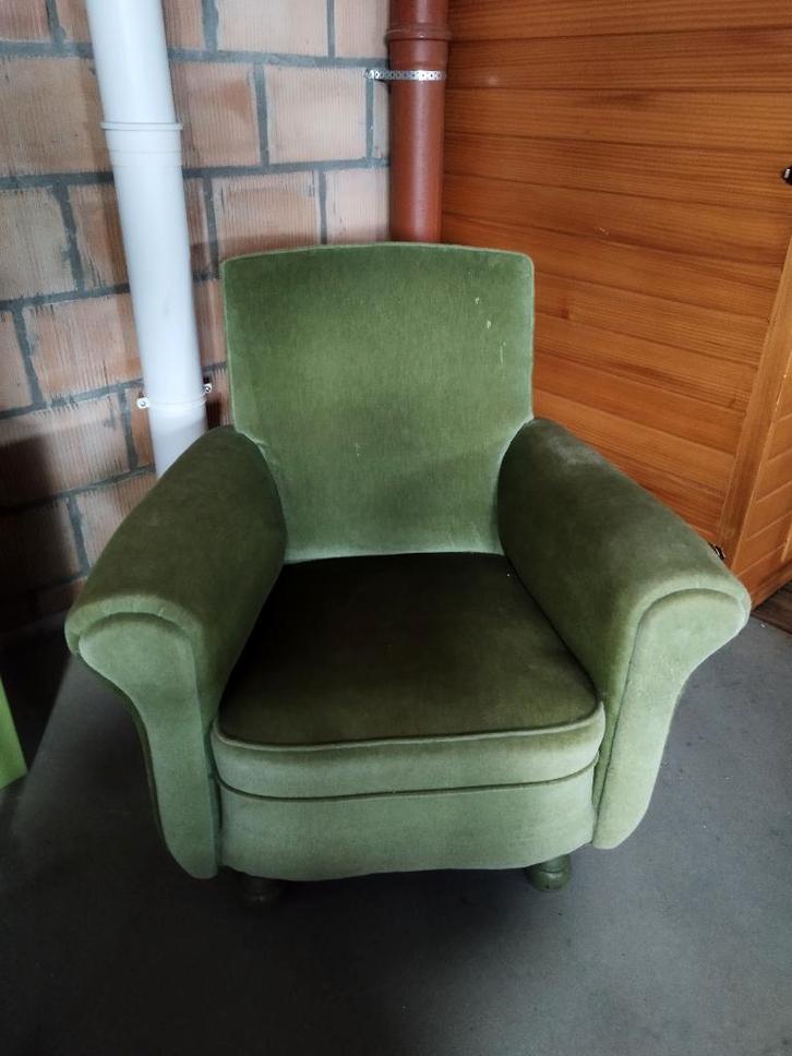 vintage eenzit, Maison & Meubles, Canapés | Salons, Utilisé, Banc droit, Une personne, Moins de 150 cm, 75 à 100 cm, Tissus, Enlèvement