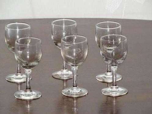 lot 6 verres apéritif, Antiek en Kunst, Antiek | Glaswerk en Kristal, Ophalen of Verzenden