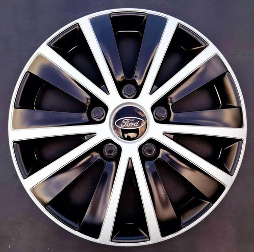 FORD Wieldoppen | Zwart-Zilver 🔥 | 13 t/m 17 Inch, Auto diversen, Wieldoppen, Nieuw, Ophalen of Verzenden