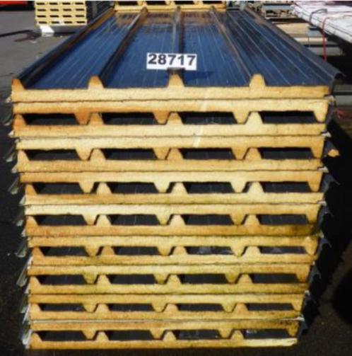 sandwichpanelen 40mm dak (15.98€/m²), Doe-het-zelf en Bouw, Dakpannen en Dakbedekking, Zo goed als nieuw, Dakplaat of Dakpanplaat