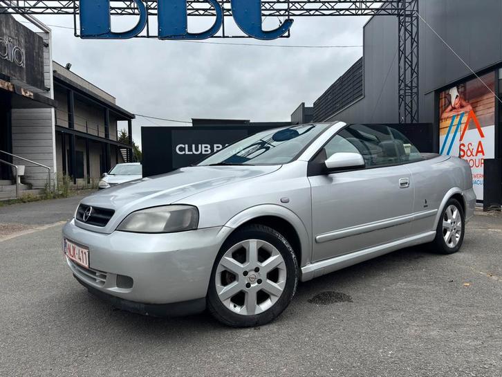 Opel Astra Cabrio 1.6iBenzine/Bertone/124.000Km/Leder/2.500€, Auto's, Opel, Bedrijf, Te koop, Astra, ABS, Benzine, Euro 4, Cabriolet