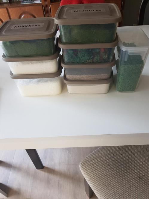 Verschillende soorten flocking materiaal, bruto: 4669 gram!!, Hobby en Vrije tijd, Modelbouw | Overige, Nieuw, Ophalen of Verzenden