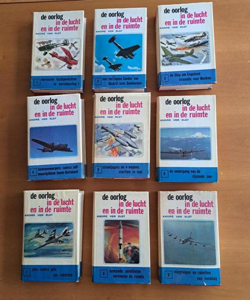 Oorlog in de lucht en in de ruimte. 9 delen, Boeken, Oorlog en Militair, Gelezen, Luchtmacht, Niet van toepassing, Ophalen of Verzenden