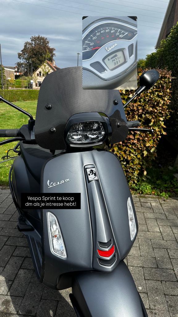 Vespa Sprint, Fietsen en Brommers, Scooters | Vespa, Zo goed als nieuw, Vespa S, Klasse A (25 km/u), Benzine, Ophalen