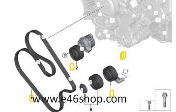 Multieriem BMW E60 E61 E63E64 E65 E53 oe 11287631817 nieuw o beschikbaar voor biedingen