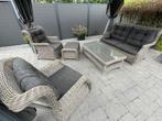 Loungeset rotan, Tuin en Terras, Ophalen, 4 zitplaatsen, Gebruikt, Rotan