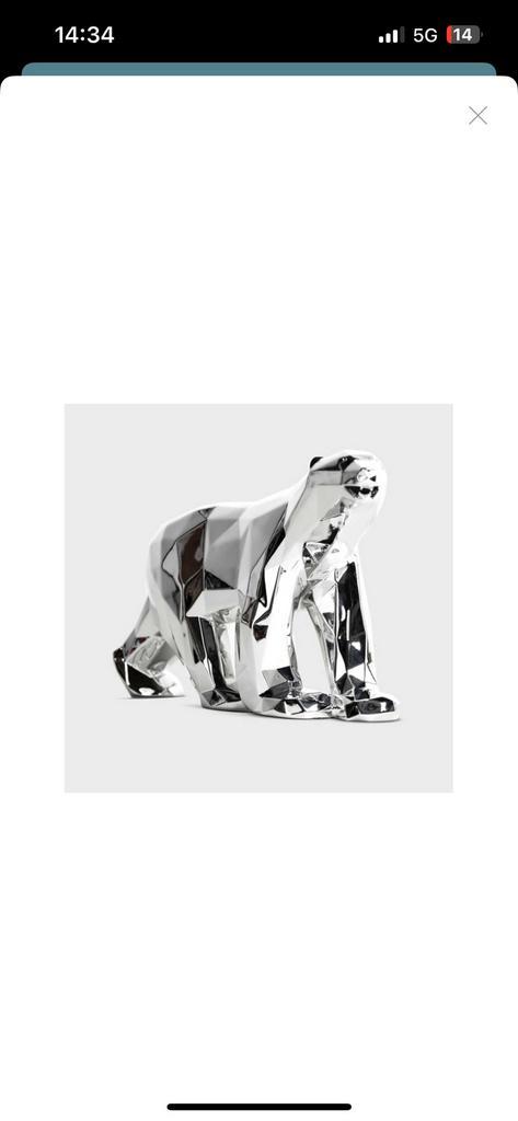 Polar bear chrome, Antiek en Kunst, Kunst | Beelden en Houtsnijwerken, Ophalen