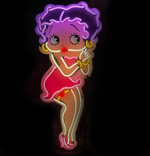 Grote Betty boop neon decoratie verlichting lamp mancave bar, Verzamelen, Merken en Reclamevoorwerpen, Nieuw, Lichtbak of (neon) lamp