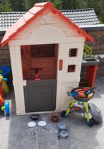 Speelhuisje smoby met keukentje en barbecue met toebehoren, Ophalen, Gebruikt