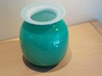 Glazen vaas, Huis en Inrichting, Woonaccessoires | Vazen, Ophalen, Minder dan 50 cm, Groen, Glas