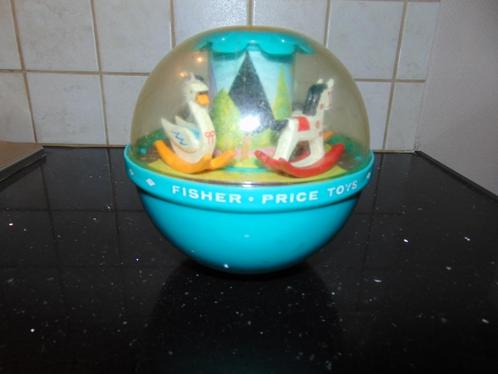 Fisher Price Roly Poly Chime Ball 1972, Antiquités & Art, Antiquités | Jouets, Enlèvement ou Envoi