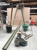 Elektrische hijslier met kabel en toebehoren / kruiwagenlift, Doe-het-zelf en Bouw, Lieren en Takels, Ophalen, Gebruikt, Elektrisch