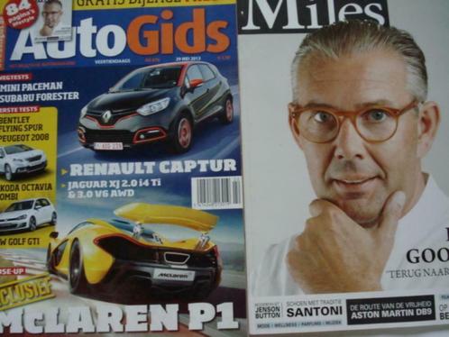 AutoGids 876 Jaguar XJ/McLaren P1/Renault Captur/Bentley Fly, Boeken, Auto's | Folders en Tijdschriften, Zo goed als nieuw, Algemeen