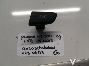 Peugeot 107  1.0 B    5drs  2009   2500072  Aircoschakelaar  beschikbaar voor biedingen