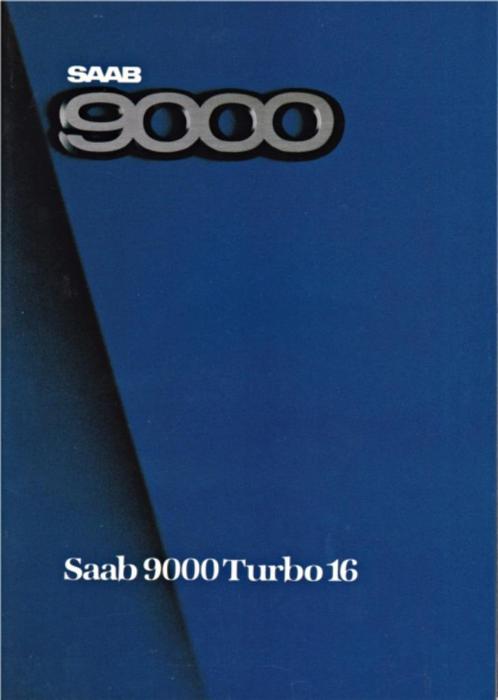 Brochure Saab 9000 Turbo 16 1985 INTERNATIONAAL, Livres, Autos | Brochures & Magazines, Comme neuf, Autres marques, Enlèvement ou Envoi
