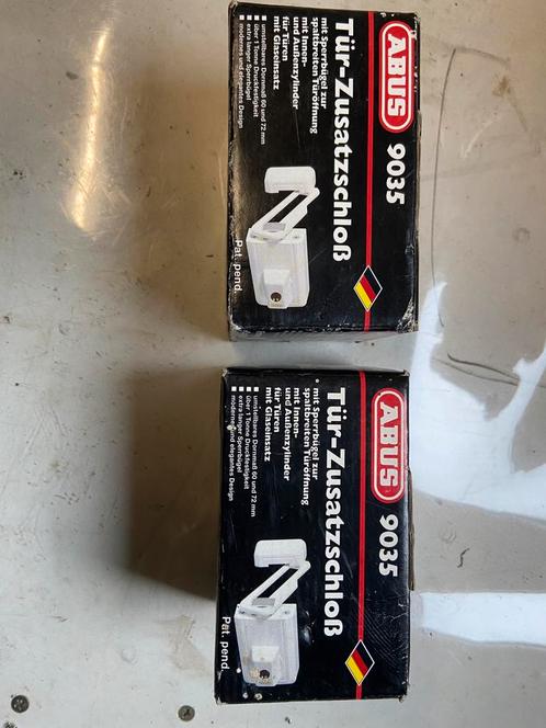 Abus 9035 bijzetslot met binnen en buiten cilinder, Doe-het-zelf en Bouw, Deuren en Vliegenramen, Ophalen of Verzenden
