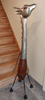 Giraffe uit hout en metaal, Huis en Inrichting, Ophalen, Gebruikt