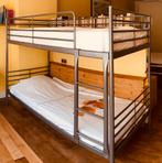 Metalen Stapelbed ikea Svarta, Ophalen, 90 cm, Eenpersoons, 160 tot 180 cm