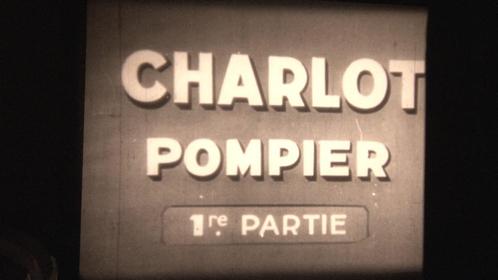 Charlie Chaplin in "THE FIREMAN" 1916 op 16mm zwartwitfilm, Audio, Tv en Foto, Filmrollen, 16mm film, Ophalen of Verzenden