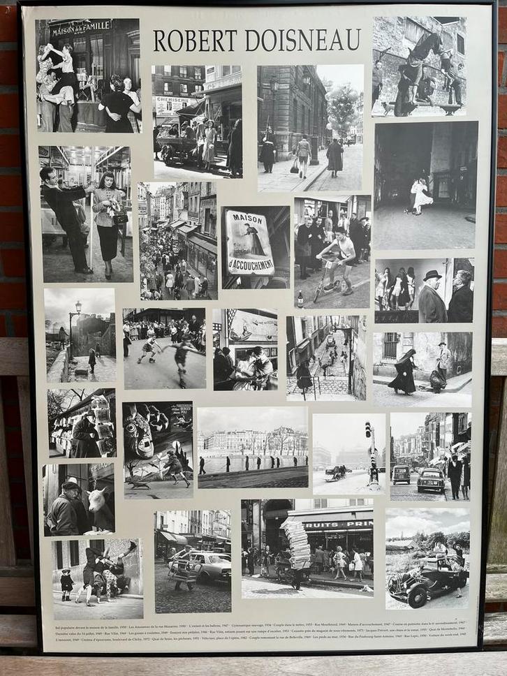 Grote poster Robert Doisneau, Antiek en Kunst, Kunst | Tekeningen en Fotografie, Ophalen