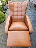 Vintage Relax zetel kantelbaar cognac, Ophalen