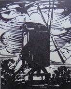 RENAAT BOSSCHAERT / MOLEN BRUGGE / ZW-W HOUTSNEDE / 30x20cm, Antiek en Kunst, Kunst | Etsen en Gravures, Ophalen of Verzenden