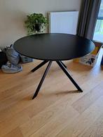 Ronde eettafel zwart, Ophalen, Rond, Zo goed als nieuw, Metaal