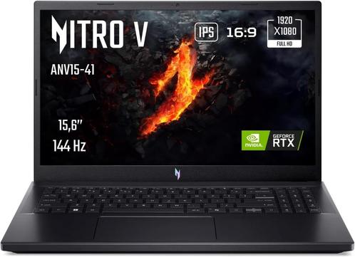 Acer Nitro V-laptop voor gamers, Computers en Software, Windows Laptops, Nieuw, 15 inch, SSD, 4 Ghz of meer, 16 GB, Azerty, Met videokaart