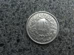 1 zilveren frank 1943 Zwitserland VF, Postzegels en Munten, Zilver, Losse munt, Overige landen, Verzenden