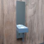 design hangspiegel met theelichthouder, Huis en Inrichting, Woonaccessoires | Spiegels, Ophalen, Minder dan 50 cm, Zo goed als nieuw
