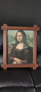 Schilderij van de Mona Lisa met kader, Antiek en Kunst, Ophalen