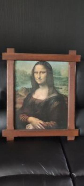 Peinture de la Joconde avec cadre, Enlèvement