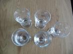 5 glazen voor Irish Coffee met oor, Huis en Inrichting, Ophalen of Verzenden, Zo goed als nieuw, Glas, Glas of Glazen