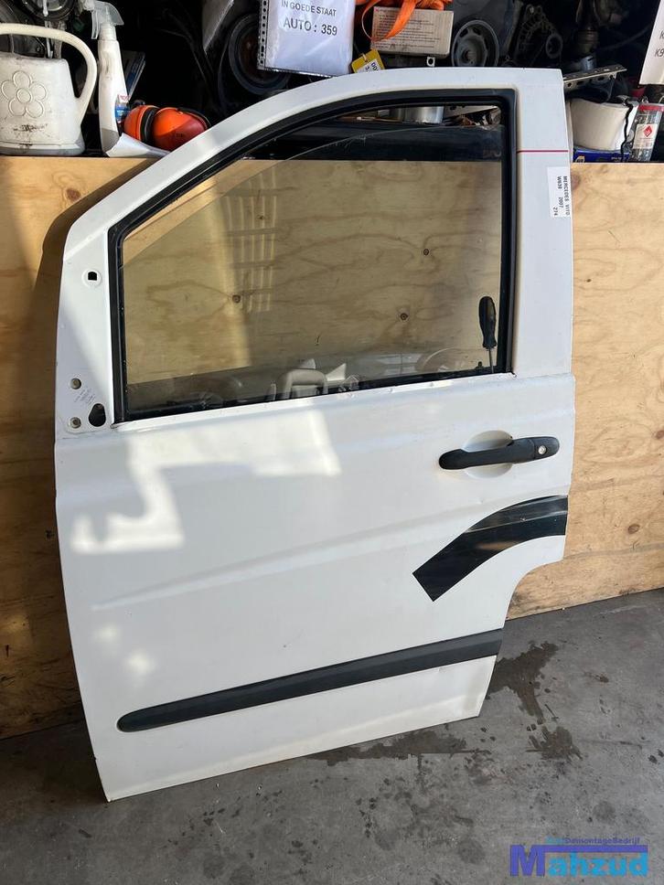 MERCEDES VITO W639 WIT deur portier links 2003+, Auto-onderdelen, Carrosserie, Deur, Mercedes-Benz, Gebruikt, Ophalen of Verzenden