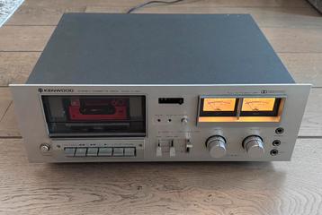 Vintage kenwood cassettedeck kx-650 prima werkend seventies beschikbaar voor biedingen