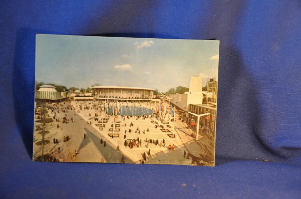 §(d)  carte postale expo 58  les usa et pays arabes  (61), Collections, Cartes postales | Thème, Non affranchie, 1940 à 1960, Bâtiment